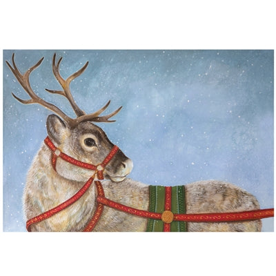Reindeer Paper Placemats by Lucy Grymes